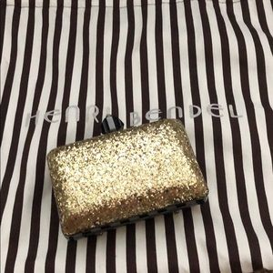 Gold Henri Bendel Clutch